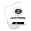 USB Wireless Charging Desk Reading LED Light Studyroom Table Night