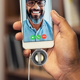 Speaker Portable - Phone Speaker Booster - Portable Music Player Device for Phone Tablet Car, Plug-and-Play Cellphone Sound Amplifier