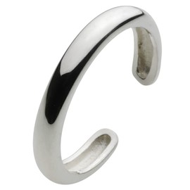 Cenote e2084 Simple Narrow Line Big Ear Cuff [925 Silver Accessories], Silver, No Gemstone