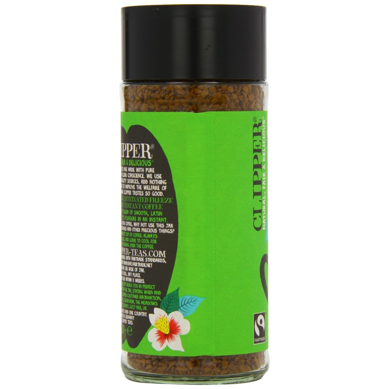 Clipper Organic Latin American Arabica Decaf Instant Coffee 3.5oz