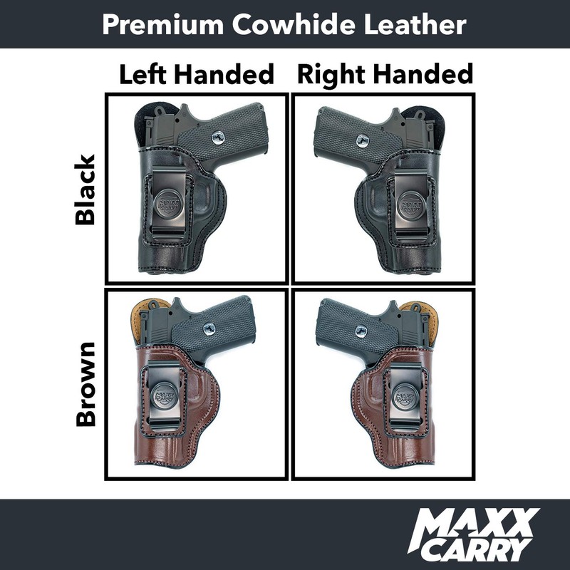 Maxx Carry Inside The Waistband Leather Holster for para PDA,
