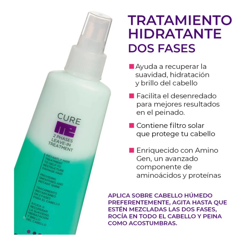 Tratamiento hidratante de cabello dos fases Kuul