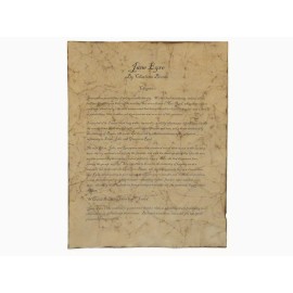 Jane Eyre - Hand Antiqued First Page Reproduction