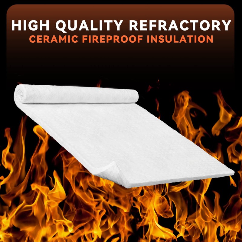 Amylove 3 Pcs Ceramic Fiber Insulation Blanket 32" x 16"
