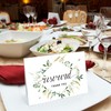 Greenery Reserved Signs for Weddings, Parties, Receptions, Restaurant and Celebrations,