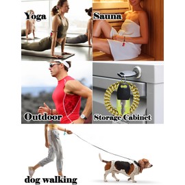 UniCrena Keychain Wristlet for Women 5PCS Stretchy Spiral Coil WristBand - keychain bracelet Detachable Key Ring Tags for Sauna Gym ID Badge Pool Outdoor