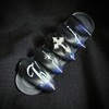 02:30AM, darkness falls |Gothic lettering nail - almond / 02:30AM,