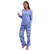 Navisting Women’s Soft Pajama Set Long Sleeve Tops and Full