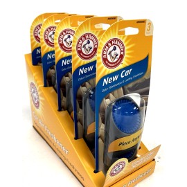 Arm & Hammer 15 Pack Arm & Hammer AH8500NEC Under The Seat GEL Air Fresheners NEW CAR SCENT