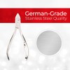 TITANIA Nail clippers approx. 10.5 cm, hardened, nickel-plated, pack of