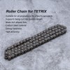 Fafeicy Roller Chain Robot Compatible with Carbon Steel 0.5 -