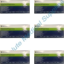 Halyard *300-Pieces* Halyard Pouch Style Type II Face Mask W/So Soft Lining Blue 47700