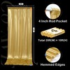 20ft x 10ft Gold Sequin Backdrop Curtain for Parties, Wrinkle