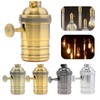 RTNLIT Brass Lamp Socket, Vintage Edison E26/E27 Bulb Light Socket
