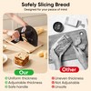 Upgrade Manual Bread Slicer for Homemade Sourdough - Adjustable Thickness