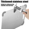 Yaocom 2 Pcs 304 Stainless Steel Cutting Boards for Kitchen