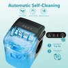EUHOMY Countertop Ice Maker Machine with Handle, 26lbs Per Day,