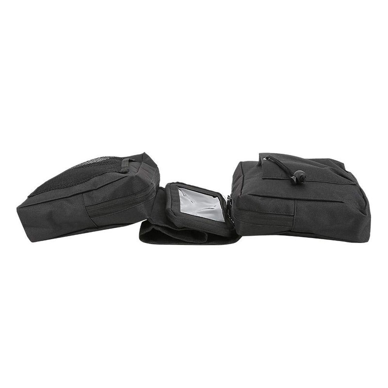 Keenso Motorcycle Tank Saddlebag, Universal Snowmobiles Storage Pack ATV Fender