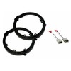 TEAMWILL 2 Pairs Car Speaker Adapter Board+Wiring Harness Connector for