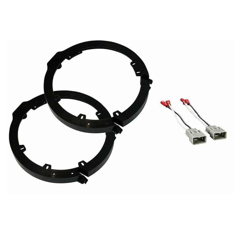 TEAMWILL 2 Pairs Car Speaker Adapter Board+Wiring Harness Connector for