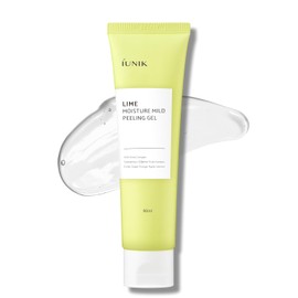 iUNIK Lima Humedad Suave Gel Peeling 4.23 Fl Oz – Iluminador, Exfoliante, Limpieza Profunda, Brillante – Suave con AHA, Complejo Frutas – Control Sebo Clear Dead Skin Células Blackhead Pore Minimizar los poros