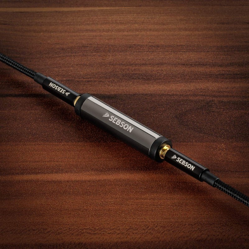 SEBSON 3.5mm to 3.5mm Coupler Stereo Jack, Female to Female,