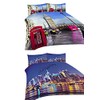 NIGHTZONE 3D Duvet Cover Set London Westminster with One Pillow