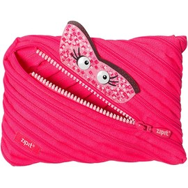 ZIPIT Talking Monstar Jumbo Pencil Case, Pink