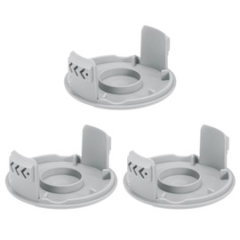 M METERXITY 3-Pack Replacement Spool Cap AC80RL3 String Trimmer Cap Parts ABS Trimmer Spool Line Cap Covers Parts for Weed Eater String Trimmers Replacement Spool Cap Covers