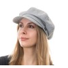 CRAGGI Baker Boy Hat Newsboy Cap Shelby Hat Light Grey