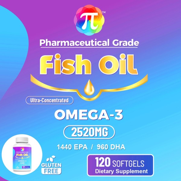 π Proactive Support Omega-3 from Fish Oil Dietary Supplement, 2520