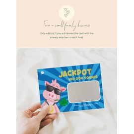 Jolicoon Pregnancy announcement lottery scratch cards - You are going to be an aunt - Baby announcement with fake scratch cards