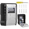Wall Mounted Key Safe with Combination Code, Weatherproof Key Safe