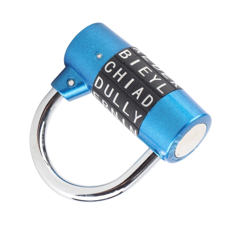 5 Dial Digit Code Combination Padlock Travel Suitcase Gym Locker
