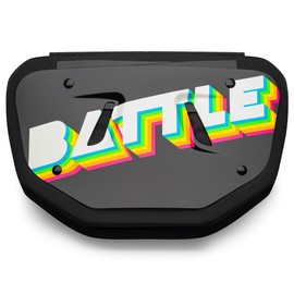 Battle Sports Novelty Football Back Plate- Lower Backplate - Rear Lower Back Protector Hard Outer Shell & Contoured Foam for Youth, Kids and Adults