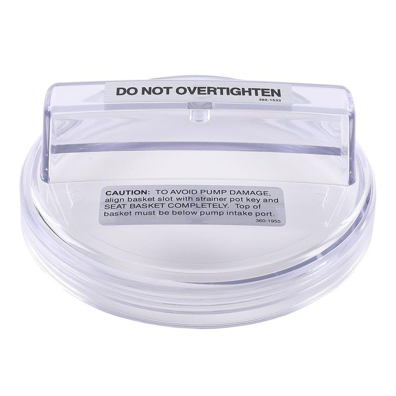 G-PLUS Clear Filter Cover/Strainer lid 1121-1429 (Fits 3 different pumps)