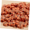 Operitacx 1 Satz Basketball-perlenmaterial Gemüseausstecher Basketack Schmuckbasteln Basketballperlen Tonperlen-armband-set Perlenkette