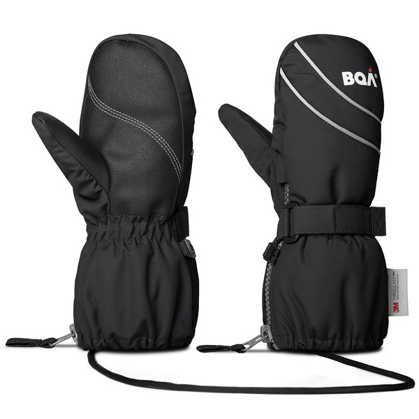BQA Kids Ski Mittens Toddler Winter Snow Thinsulate Waterproof Mittens