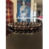 RAYON Champagne Brown Smoky Quartz Bead Bracelet Men Stretch 10mm