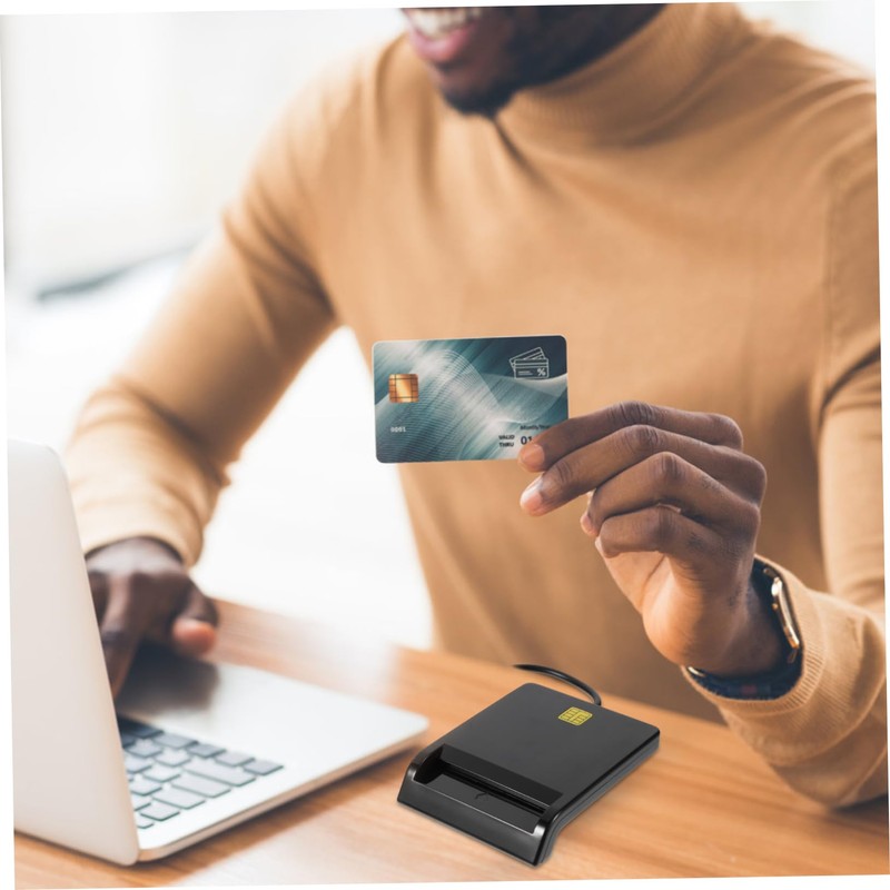 Ipetboom Portable USB Smart Card Reader for Windows Vista Multi