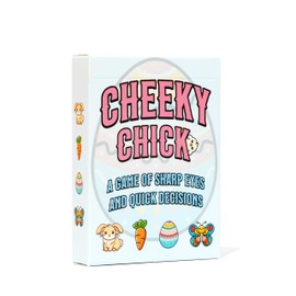 Cheeky Chick New 2025! Fast-Paced Easter Game of Sharp Eyes and Quick Decisions for Kids and Adults - Fun for The Whole Family - Easter Basket Stuffers - Easter Gifts - Card Games