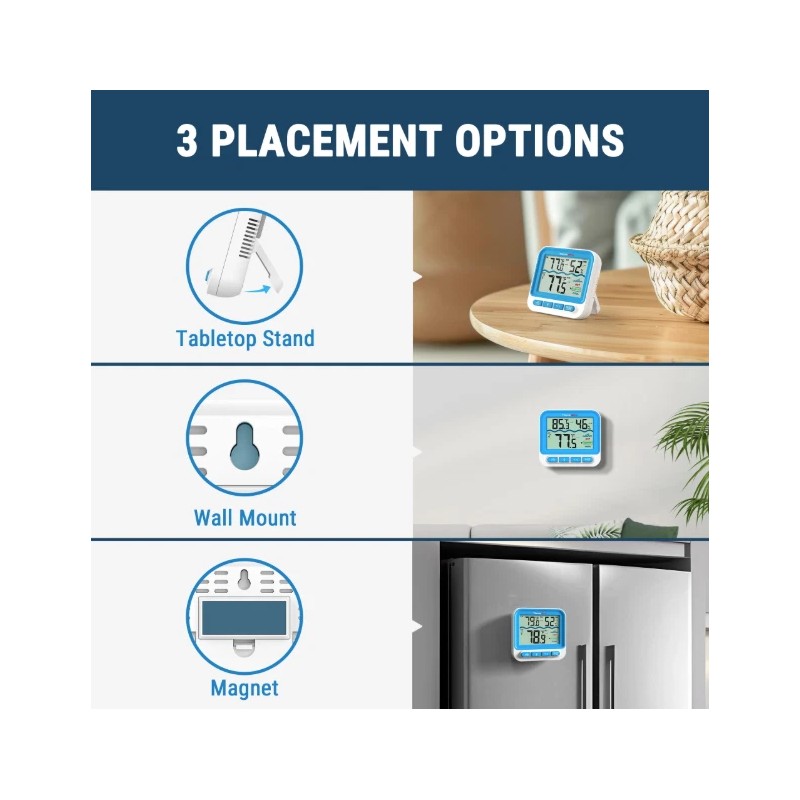 ThermoPro Digital Pool Thermometer, Floating Water Thermometer for Hot Tubs