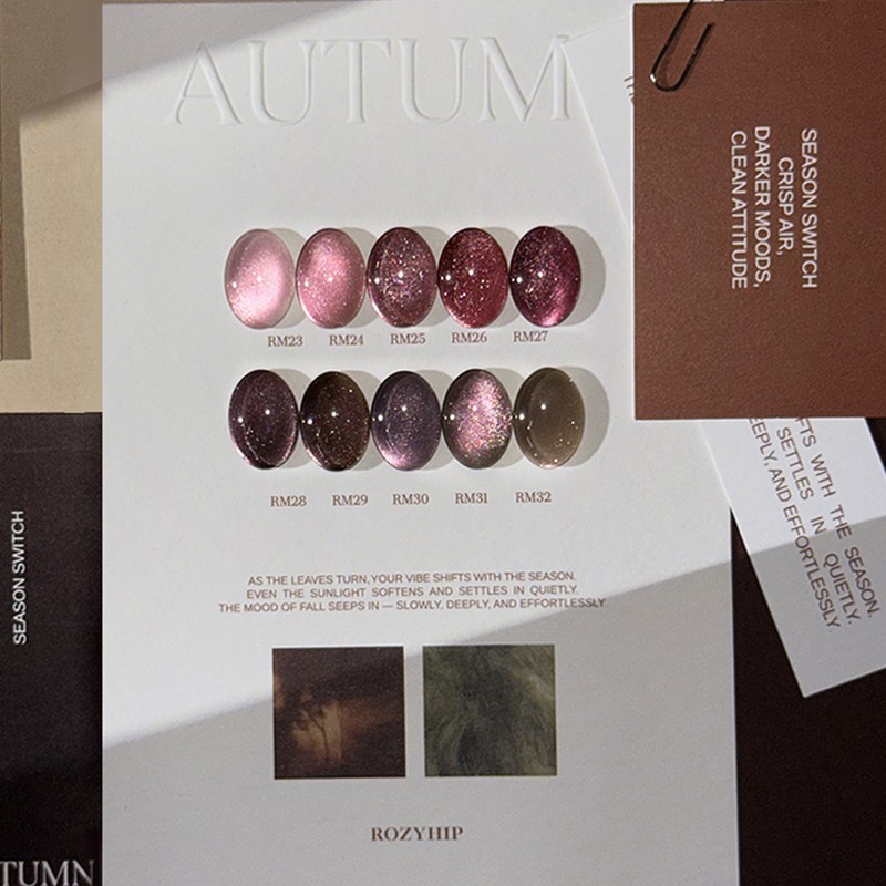 Rosie Hip Rosyhip Autumn 10 types of fall magnetic gel
