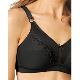Wonderbra Classic Support Wireless Bra, Black, 40B
