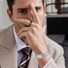 Cigmag Lymphatic Drainage Magnetic Bracelet Men Ultra Strength Magnet Pure