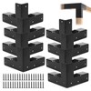 Rasugarlary Work Bench Brackets, 2 x 4 Steel Corner Brackets