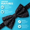 GoTie Men's Dotted Bowtie - Bow Ties Ready to Wear