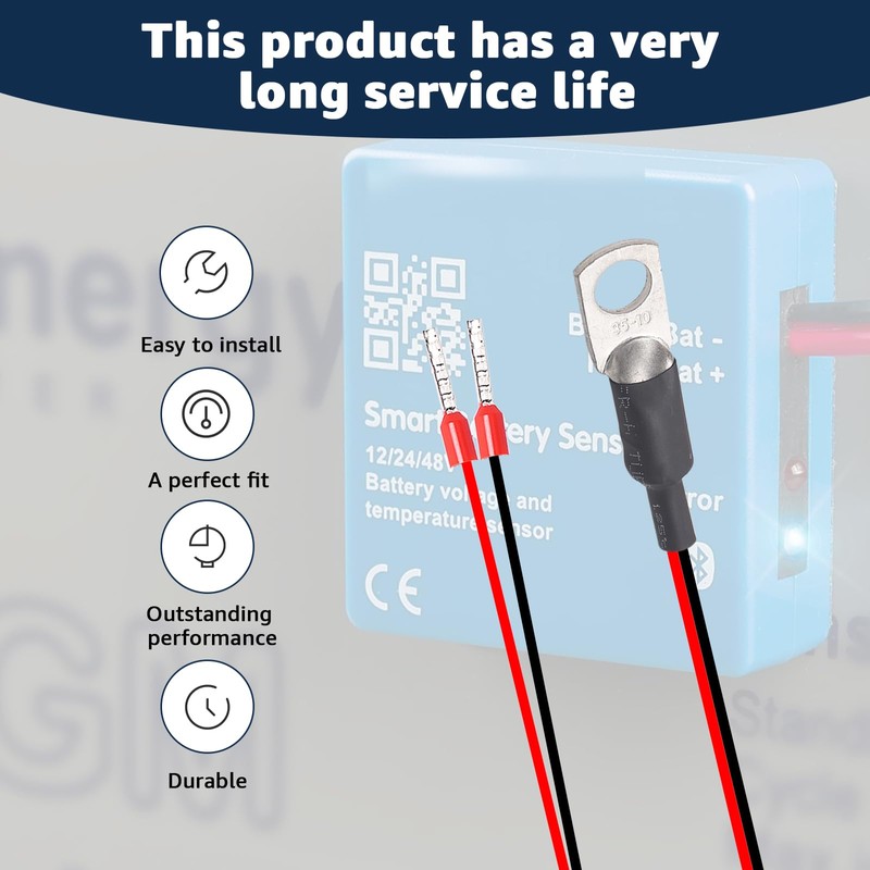 Temperature Sensor Replacement for Victron Energy - Compatible with Quattro