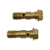 SPNUVR 2Pcs M10x1.25 Universal Motorcycle Stainless Steel Banjo Bolts Brake