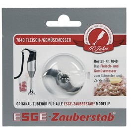 ESGE 7040 Zauberstab Fleisch- und Gemüsemesser, Silber